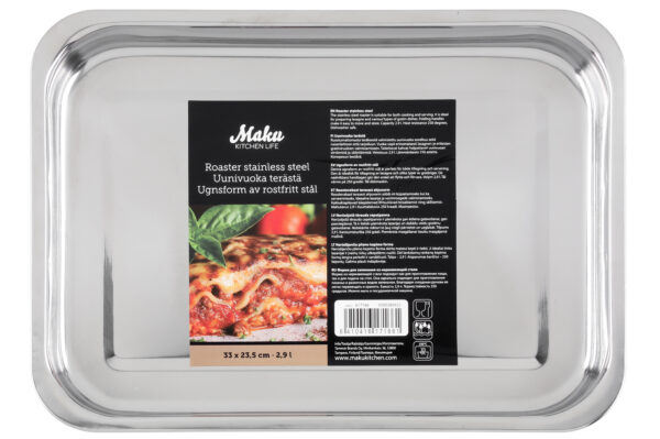 MAKU ahjupann 2,9L 33x 23,5cm roostevaba