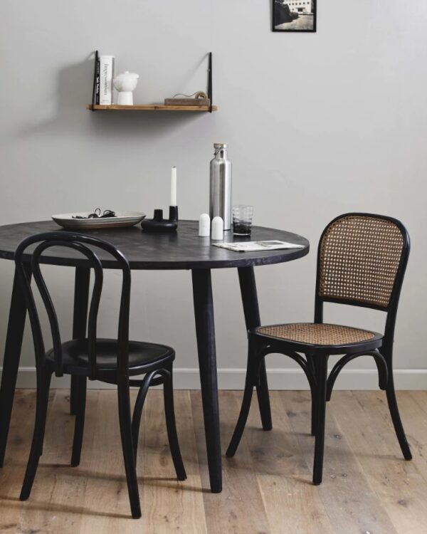 Söögilaud Hau Ø120x76cm, must