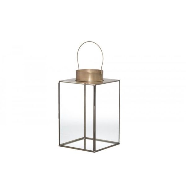Latern Haru 18x18x30,5cm kuldne