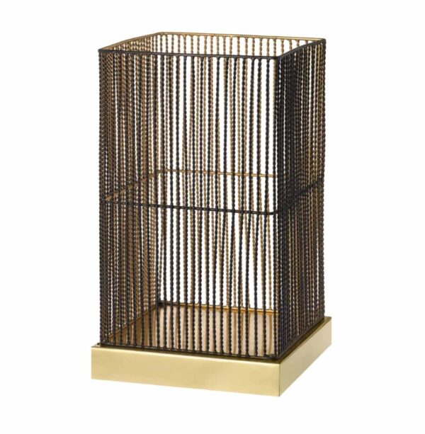 Küünlahoidja Ise ruut 35cm must