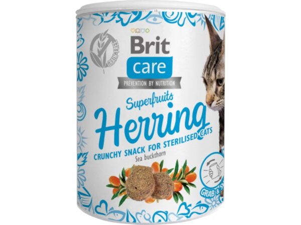 Kassi maius Brit Care Cat Snack SuperFr Herring 100g