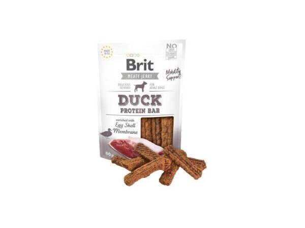 Brit Jerky Duck Protein Bar Snack 80g