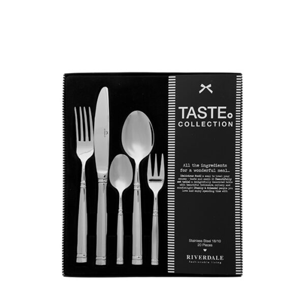 Riverdale söögiriistade komplekt Pure 20-osaline