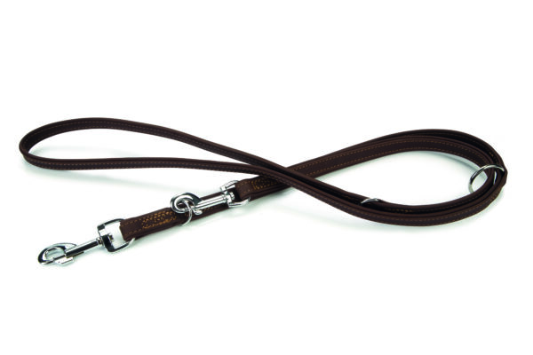 Beeztees treeningrihm koerale 200cm x18mm nahast pruun