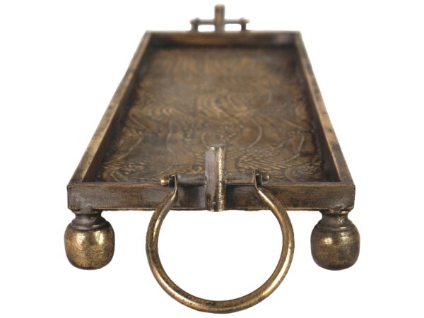 Kandik metallist 77x23x11cm kuldne