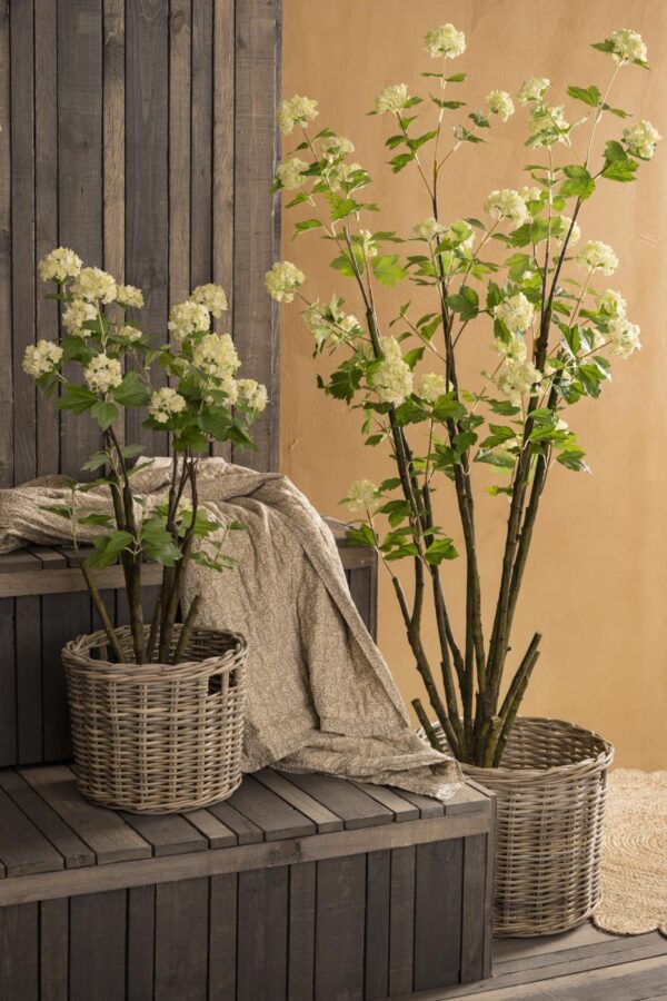 Kunstlill lumepallipuu potis d35x h104cm