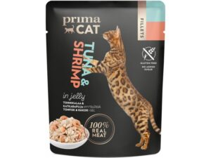 PrimaCat Fillet tuunikala ja krevetid tarrendis 50g