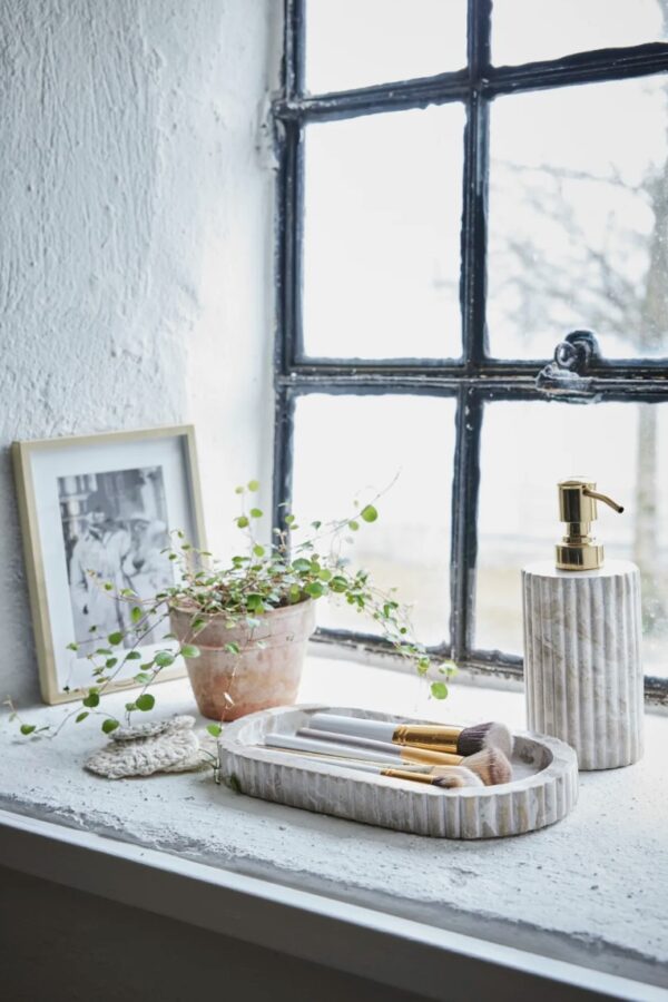 Kandik Eliana 25x12,5x2,5cm kreem marmor