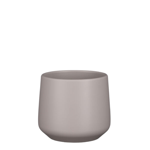 Lillepott Amber Ø15,5x h14cm matt taupe