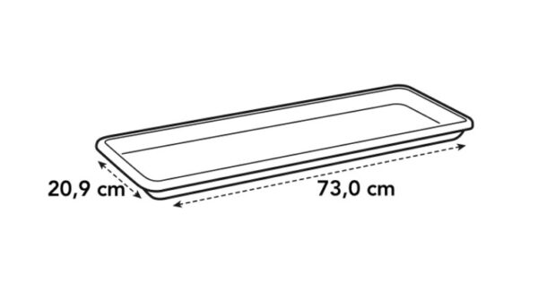 Rõdukasti alus Barcelona XL 80cm hall