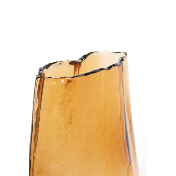 Vaas Murada 20x10x20cm klaasist, oranz