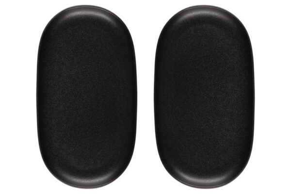 Taldrik Robuste ovaalne 31x17x3cm must 2tk/pk