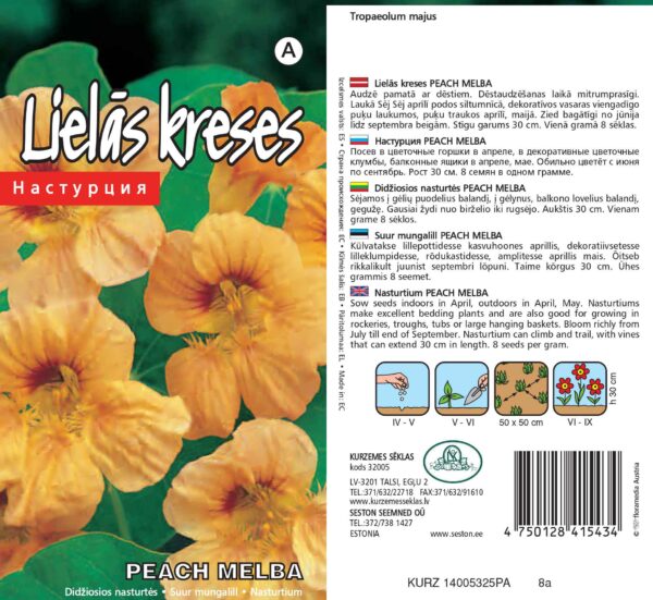 Mungalill 'Peach Melba' 2g