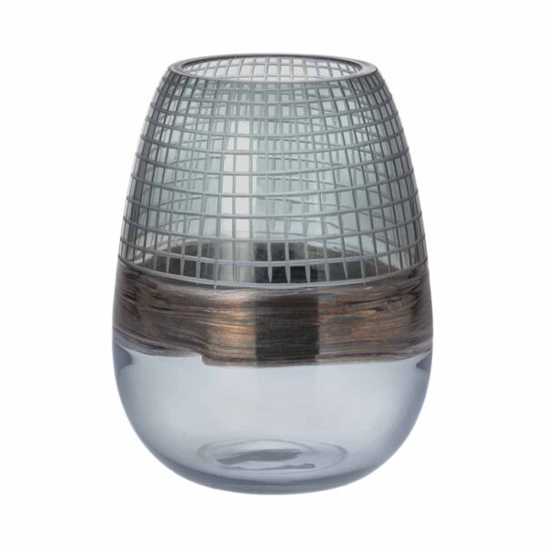 Küünlahoidja Fin suitsuhall 20cm