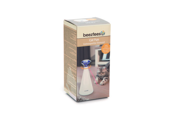 Beeztees mänguasi kassile laseriga 10x10x22cm torn