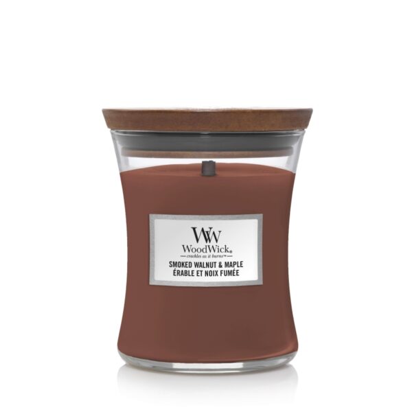 Lõhnaküünal WoodWick Walnut & Maple, medium