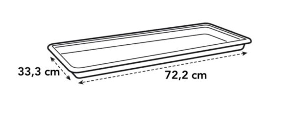 Rõdukasti alus Green Basics XXL 80cm must