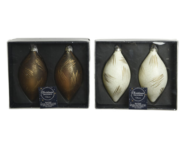 Klaaskuul 2tk 7x14cm mix