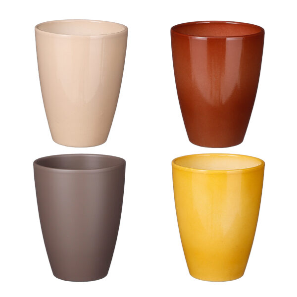 Orhideepott Tusca Ø13x h17cm läikiv 1tk, värvivalik