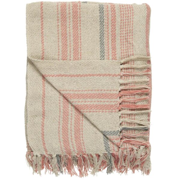 Pleed triibuline 130x160cm kreem