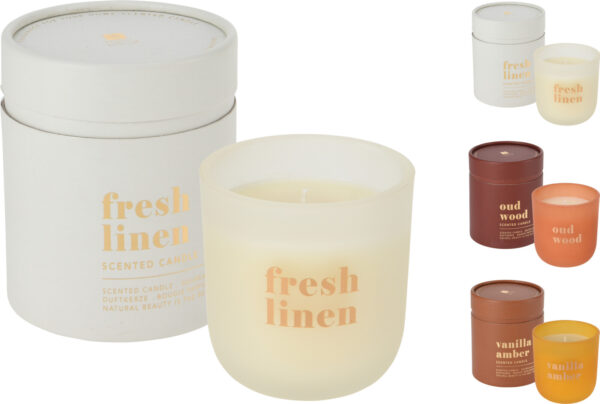 Lõhnaküünal klaasis mix d9x h9cm värvivalik, 1tk