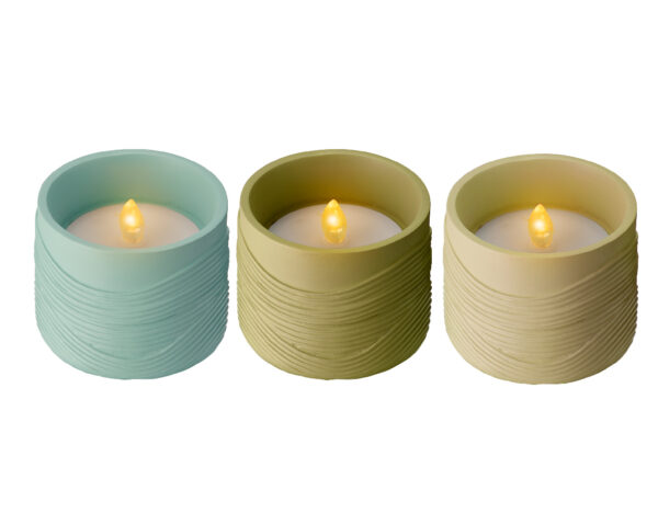 Solarvalgusti küünal d10x h8cm erinevad