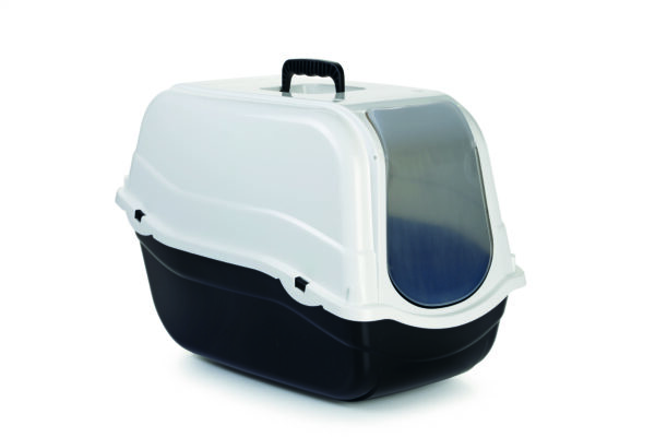 Beeztees kassi liivakast romeo must/valge 54x33x42