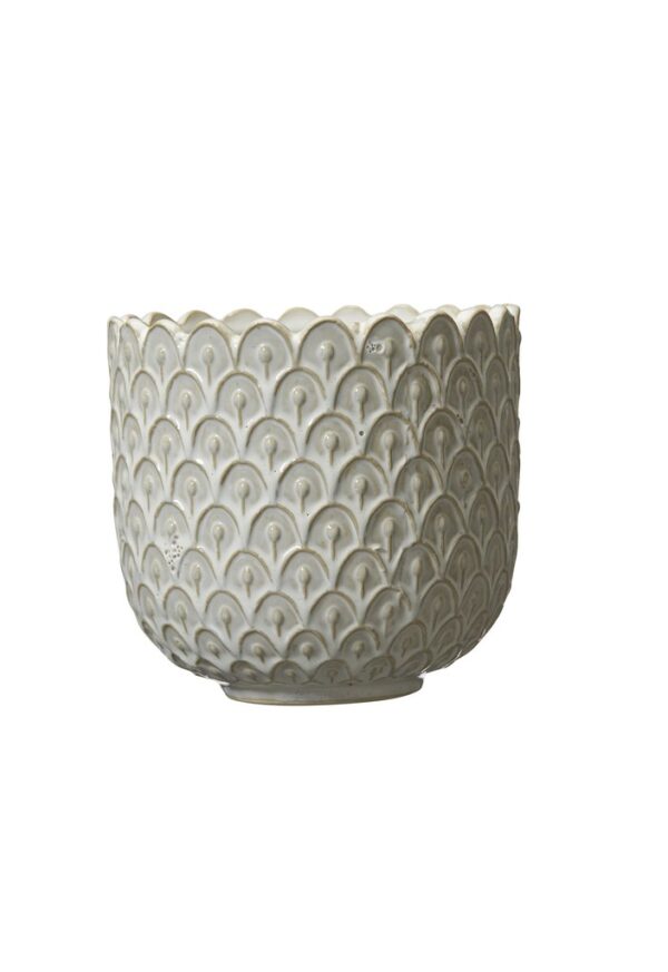 Lillepott Tiril 15x14cm valge