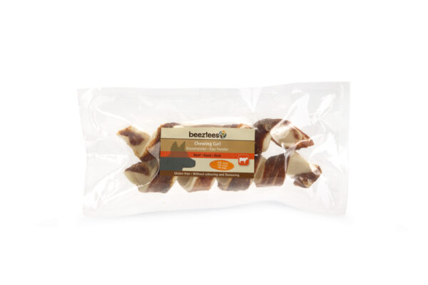 Maiustus koerale veiseliha keerd pardiga 18cm 2tk/pk