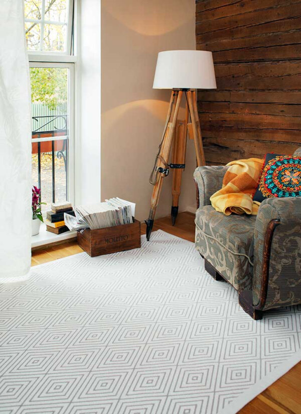 Puuvillavaip Kalana valge 140x200cm