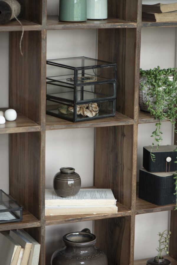 Karp 3 sahtilga, 15.5x h15.5x 15.5cm must