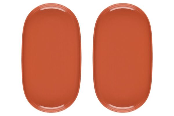 MAKU Simple taldrik ovaalne 33x 18x 5,5cm 2tk terrakota