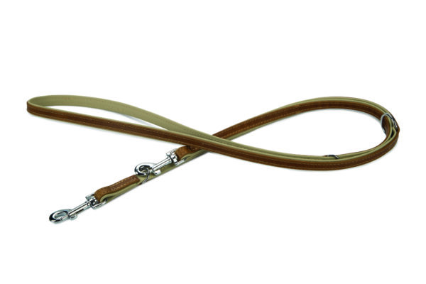 Beeztees treeningrihm koerale 200cm x14mm nahast pruun comfort