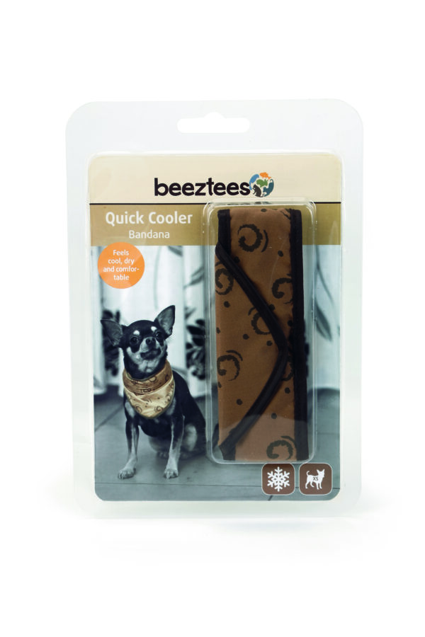 Beeztees kaelarihm koerale põllega 20-30 pruun xs