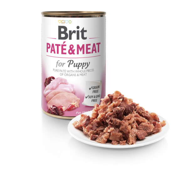 Brit Care Pate&Meat konserv kutsikale kana ja kalkunilihaga, 400g