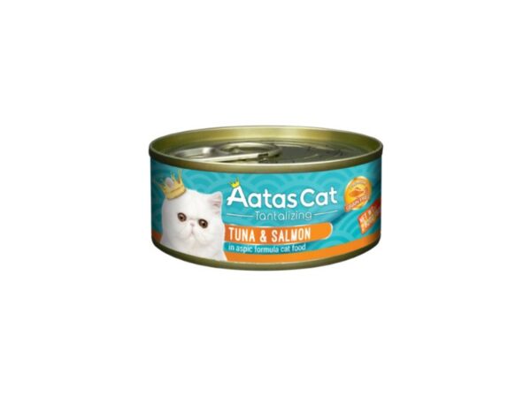 Märgtoit Aatas Cat Tantalizing Tuna&Salmon 80g