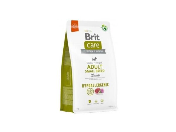 Brit Care koeratoit HP Adult Small Breed Lamb&Rice 7kg