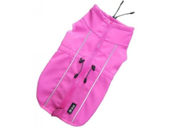 Koera jope FINNERO softshell 25 ROOSA