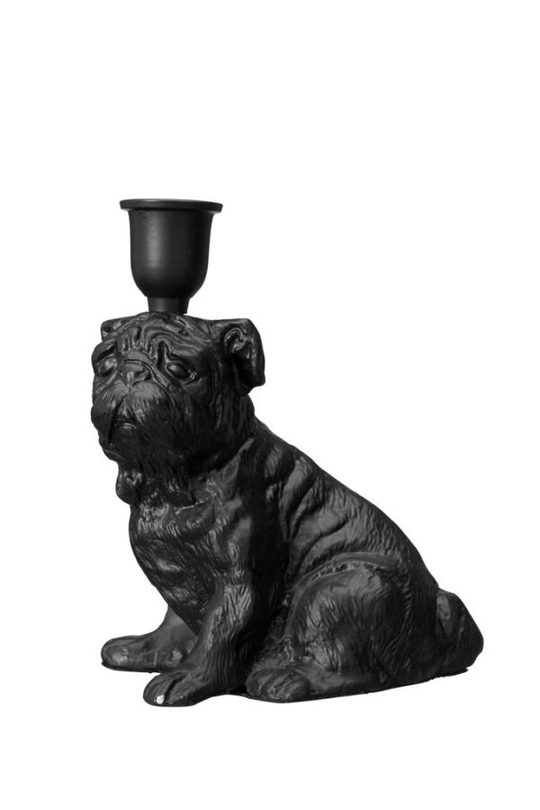 Küünlajalg koer 14x17cm must erinevad