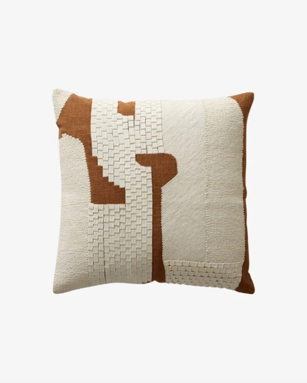 Dekoratiivpadi Dorado 48x48cm valge, oranz muster