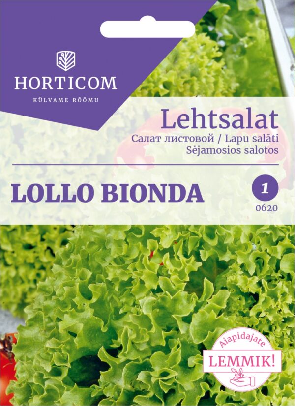Lehtsalat 'Lollo Bionda' 2g