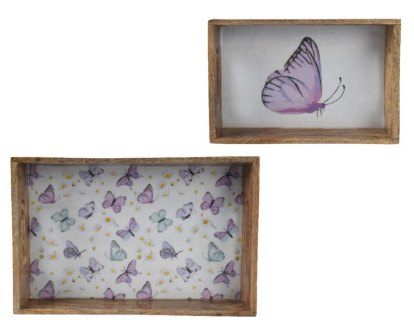 Kandik 38,5x28,5x7cm liblikatega