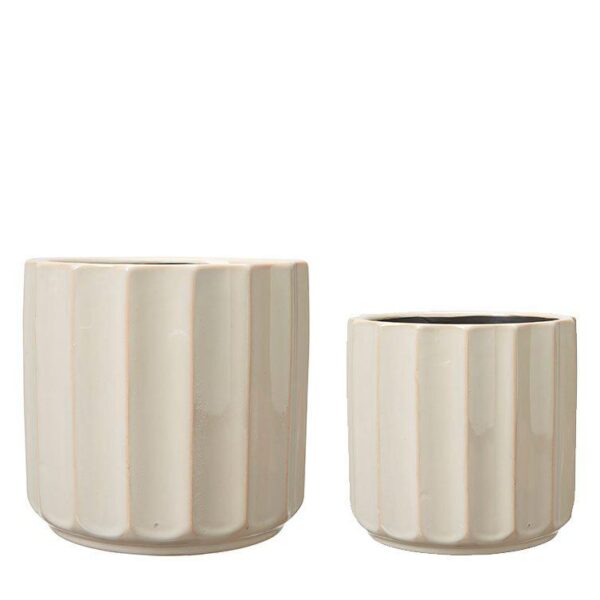 Toalillepott Lou 18x17cm valge