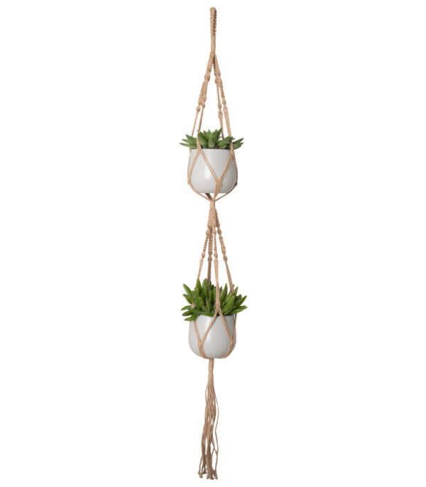 Lillepotihoidja Macrame 120cm valge