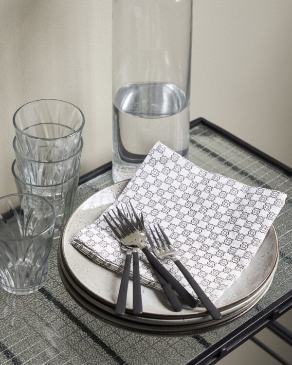 Salvrätik Grid 16,5x16,5cm 40tk pruun