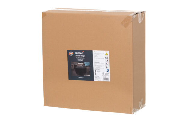 Lõkkealus grillrestiga 59 x 59 x 33 cm