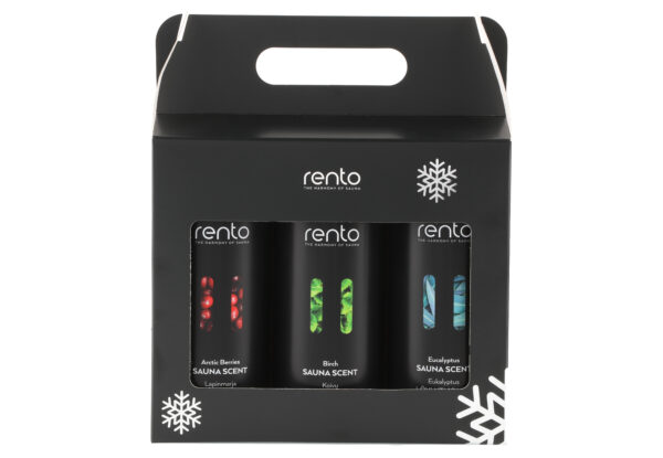 Rento saunaaroomi kinkekarp 3x400ml