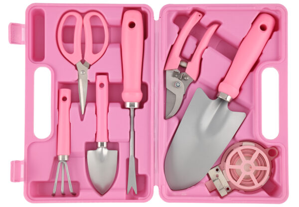 Aiatööriistade komplekt roosa 7-osaline