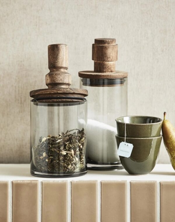 Säilituspurk Salvie kaanega d10,5x h25cm klaasist