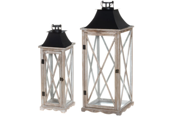 Latern Augusta 21,5x21,5x64 cm